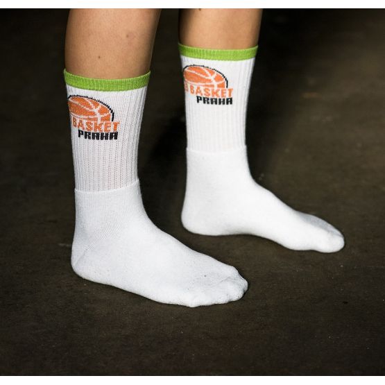 ponožky tréninkové, bílé